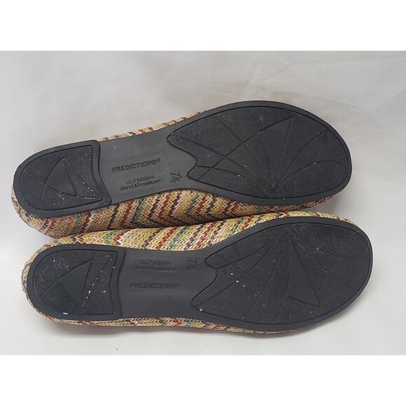 Predictions Multicolored Slip On Ballet Flats Shoes - Women's Size 7.5 - Picture 7 of 7